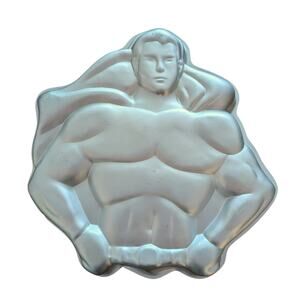 Vintage 1977 Wilton Superman Batman Cake Pan 502-1212 Retro DC Comics Retired